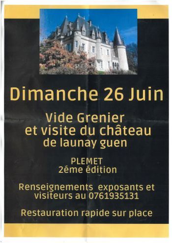 Vide-grenier Château Launay Guen