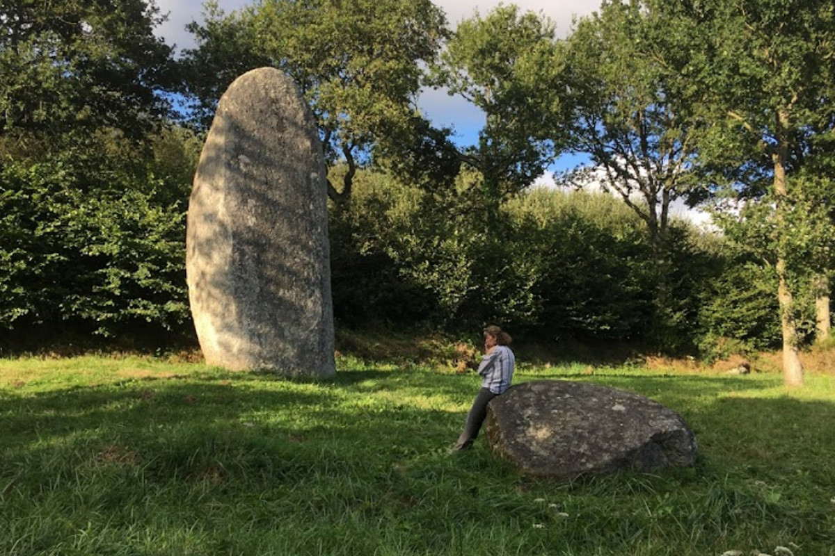Menhir de Cailouan, Plésidy, Côtes d'Armor