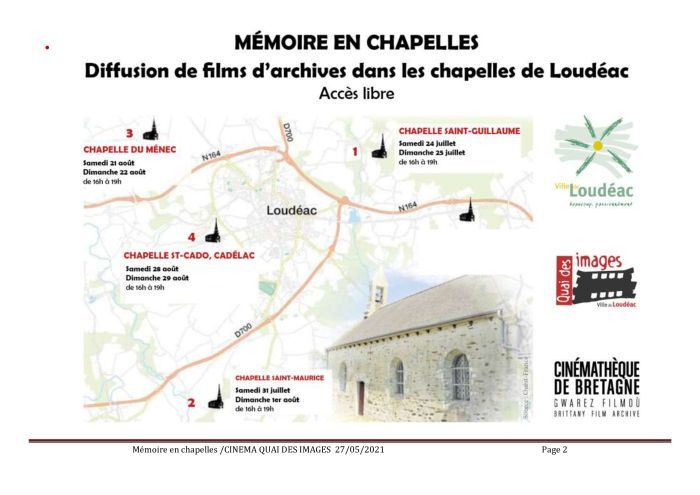 plan Mémoire en chapelles