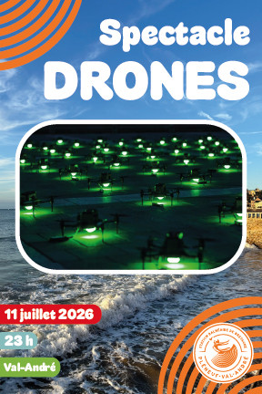 Spectacle de drone - Val-André