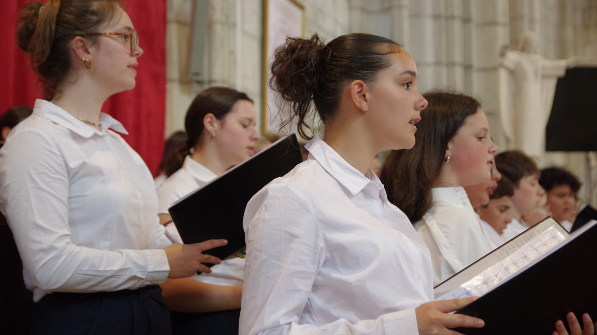 Les jeunes choristes en concert à Chinon (2025)