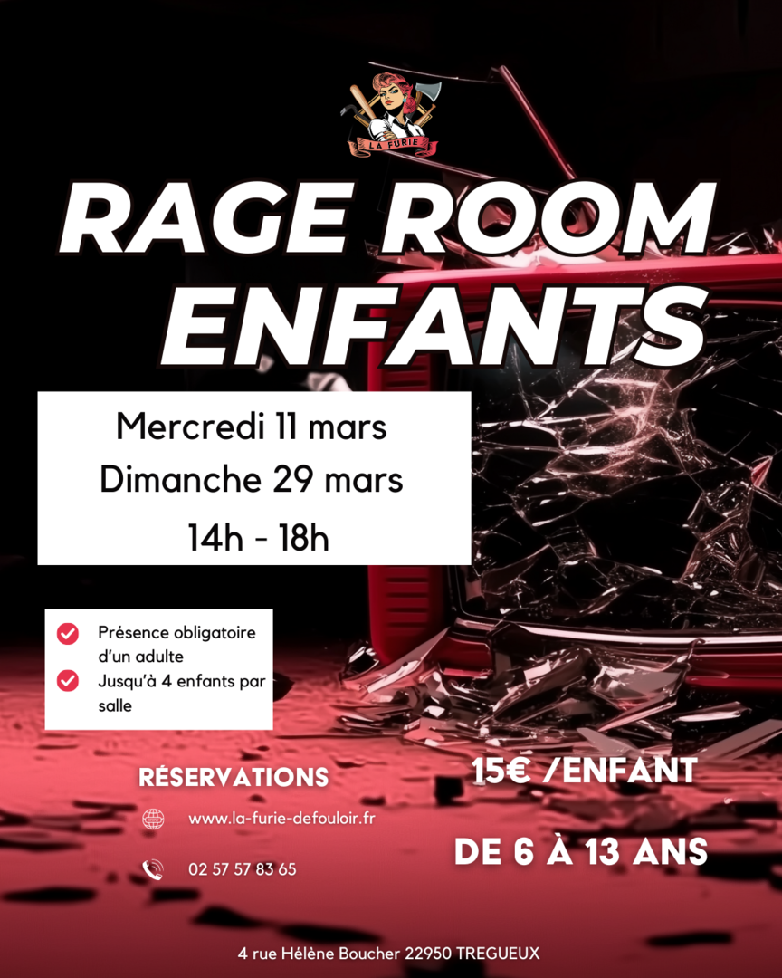 Rage room enfants