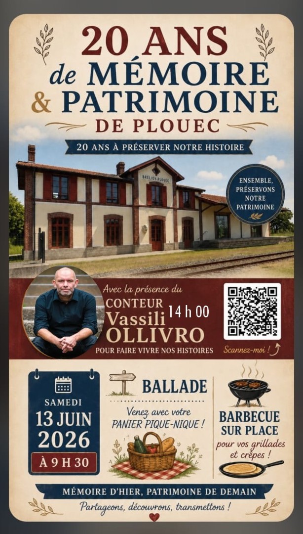 20 ans de Mémoire et Patrimoine de Plouëc
