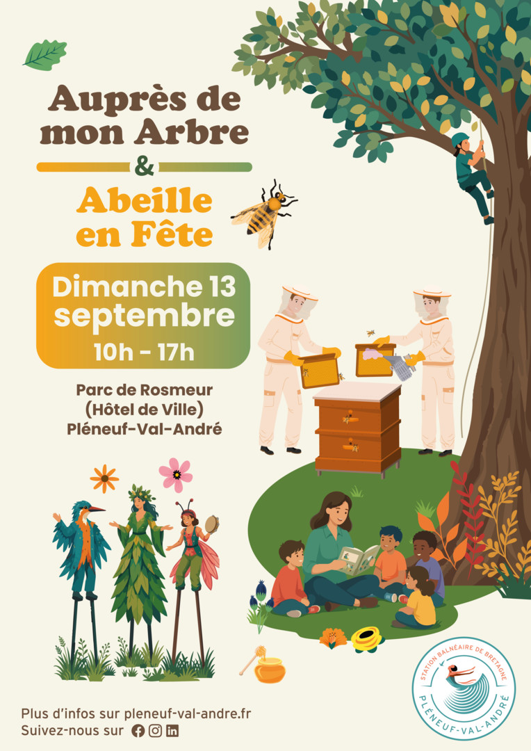 Affiche _ Auprès de mon arbre & Abeille en fête