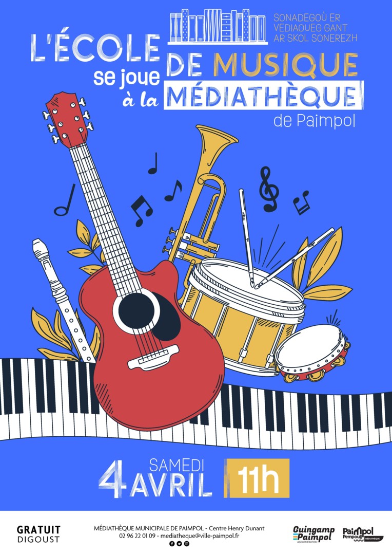 Concert à la médiathèque de Paimpol