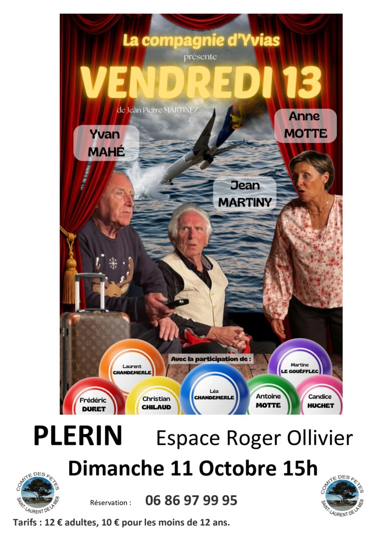 Affiche A4 VENDREDI 13