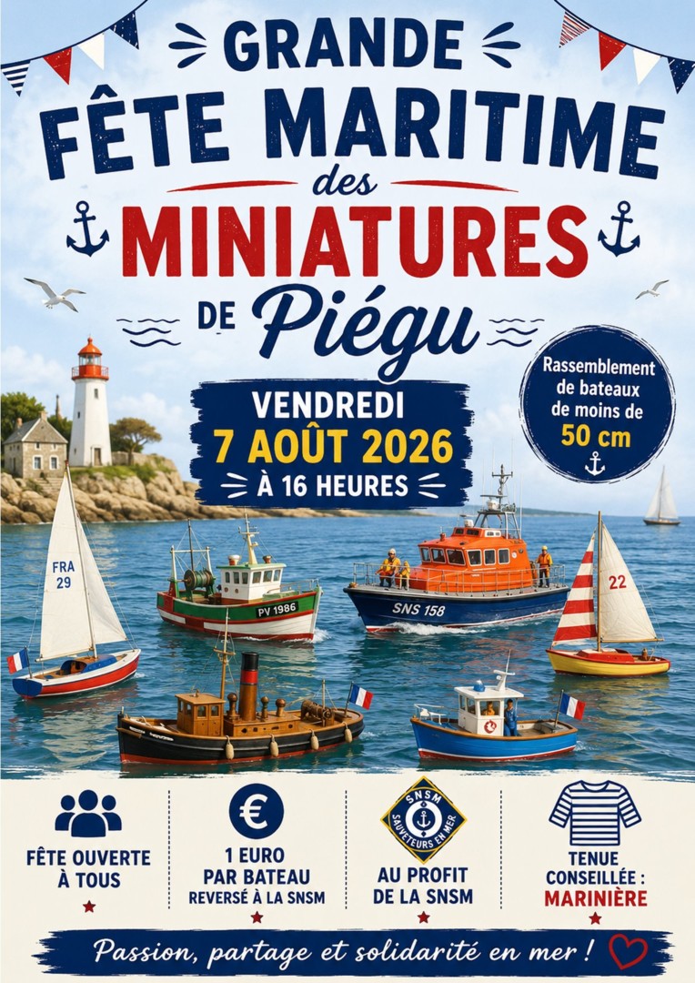 Affiche_Fêtes maritimes de Piégu