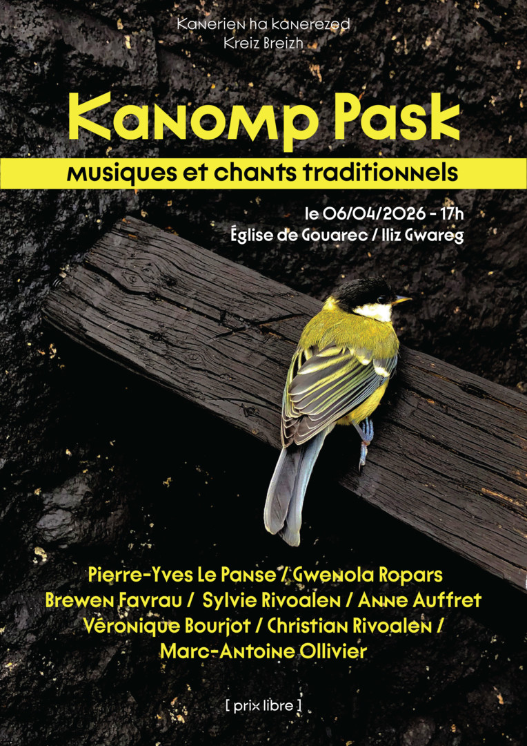 Affiche concert cantiques gouarec