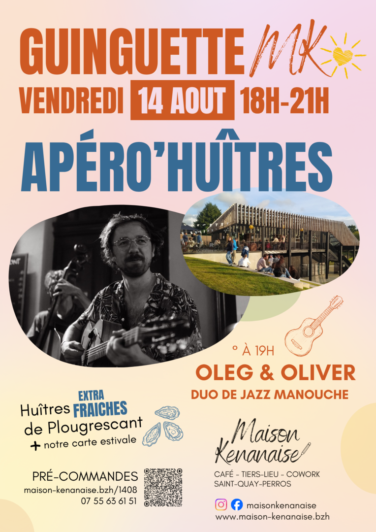 Apéro'Huîtres avec Oleg et Oliver