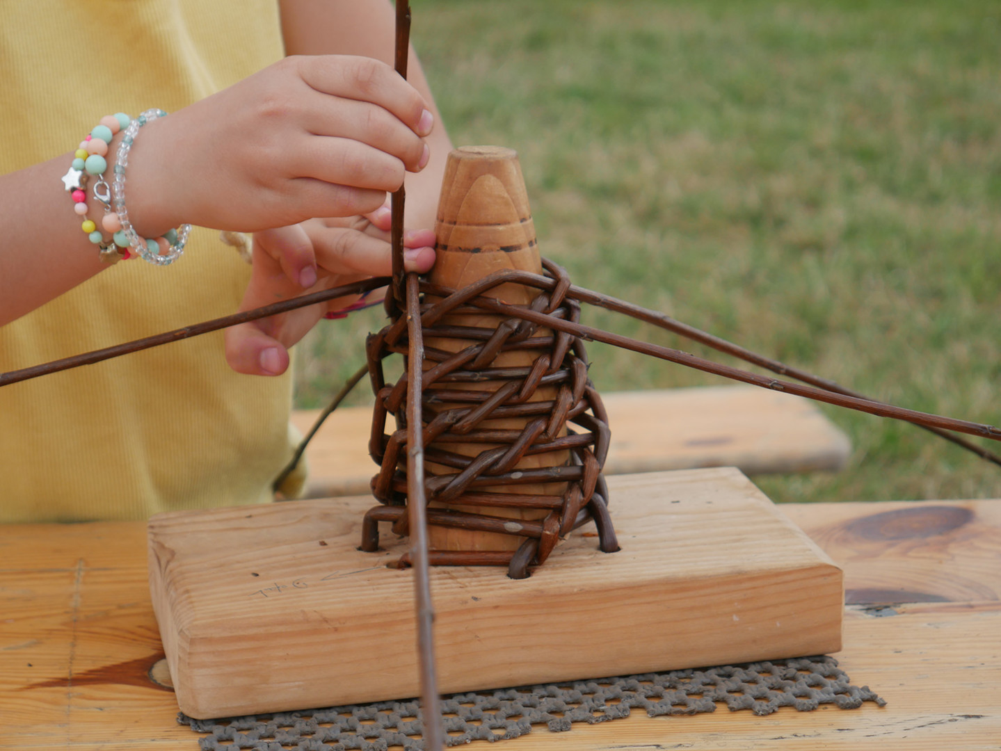 Atelier vannerie enfants