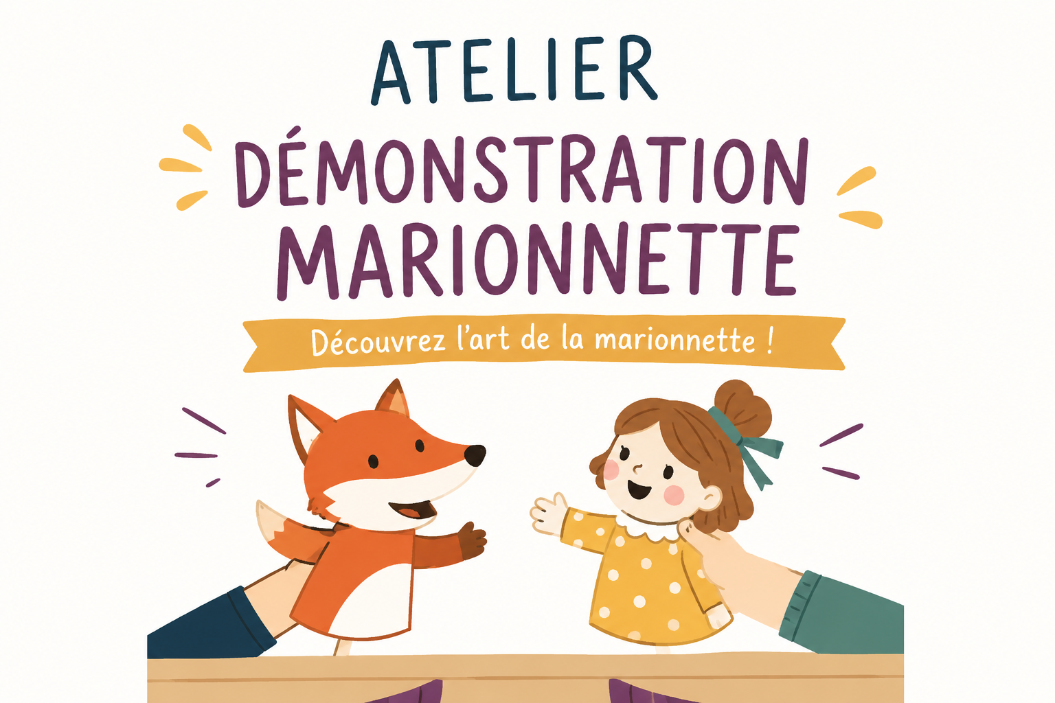 Atelier démonstration de marionnettes