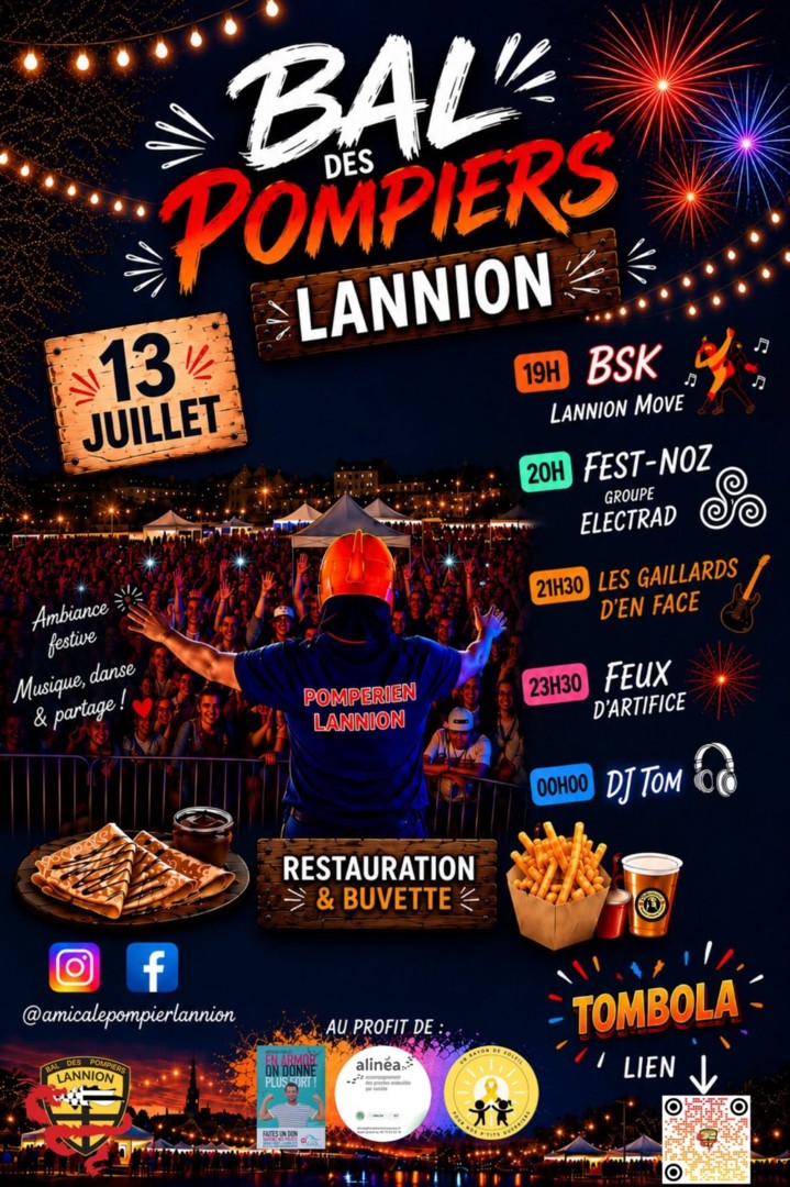 Bal des pompiers lannion