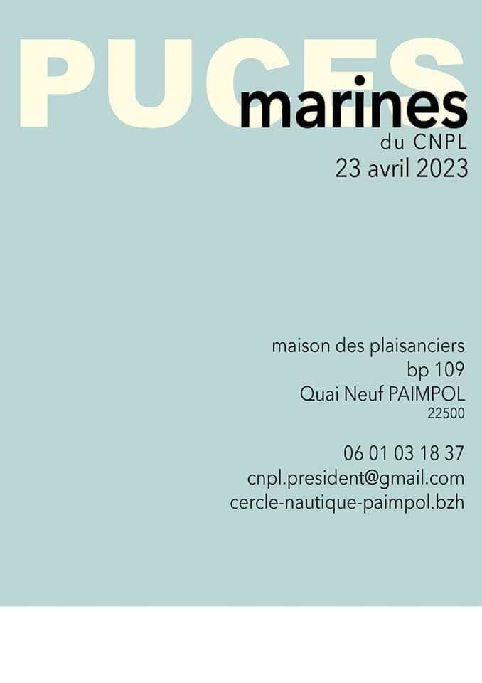 Puces marines du Cercle Nautique de Paimpol | Paimpol | Côtes... Le 28 avr 2024