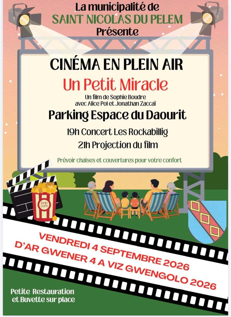 Ciné plein-air Saint-Nicolas-du-Pélem
