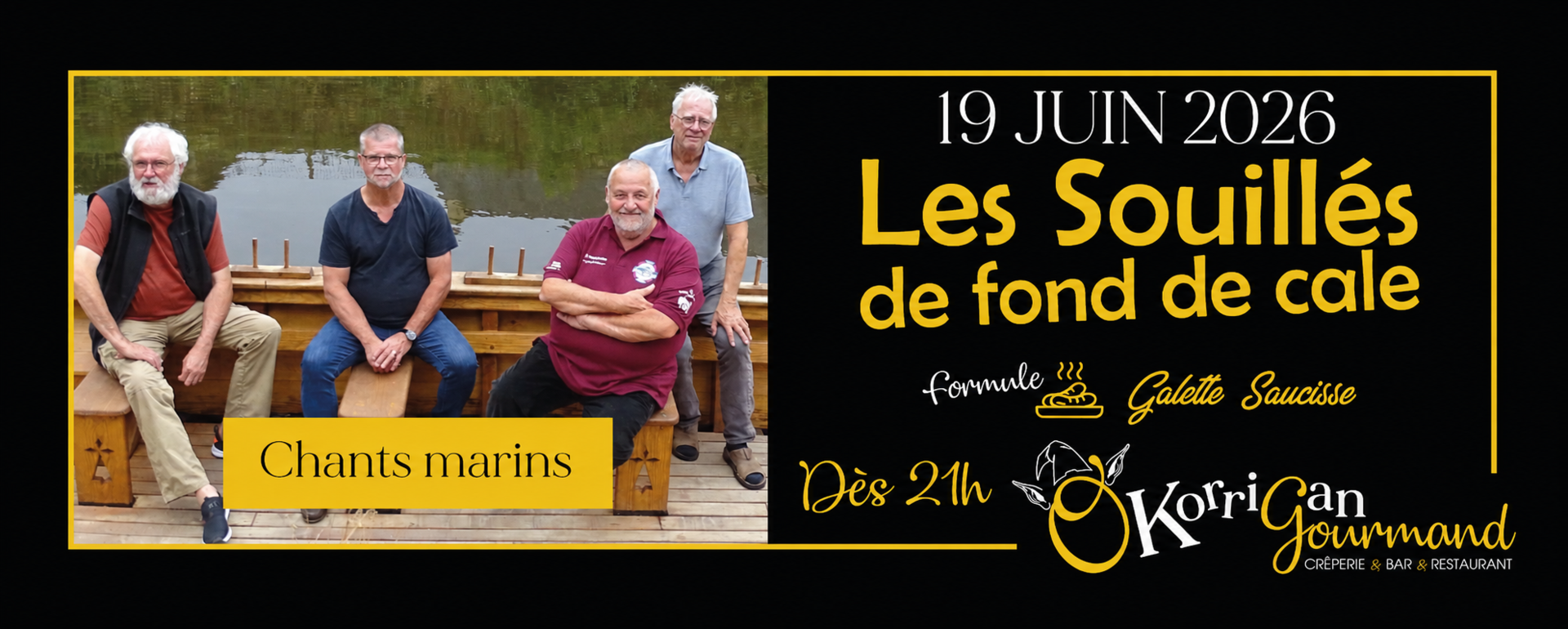 Concert Les Souillés de fond de cale