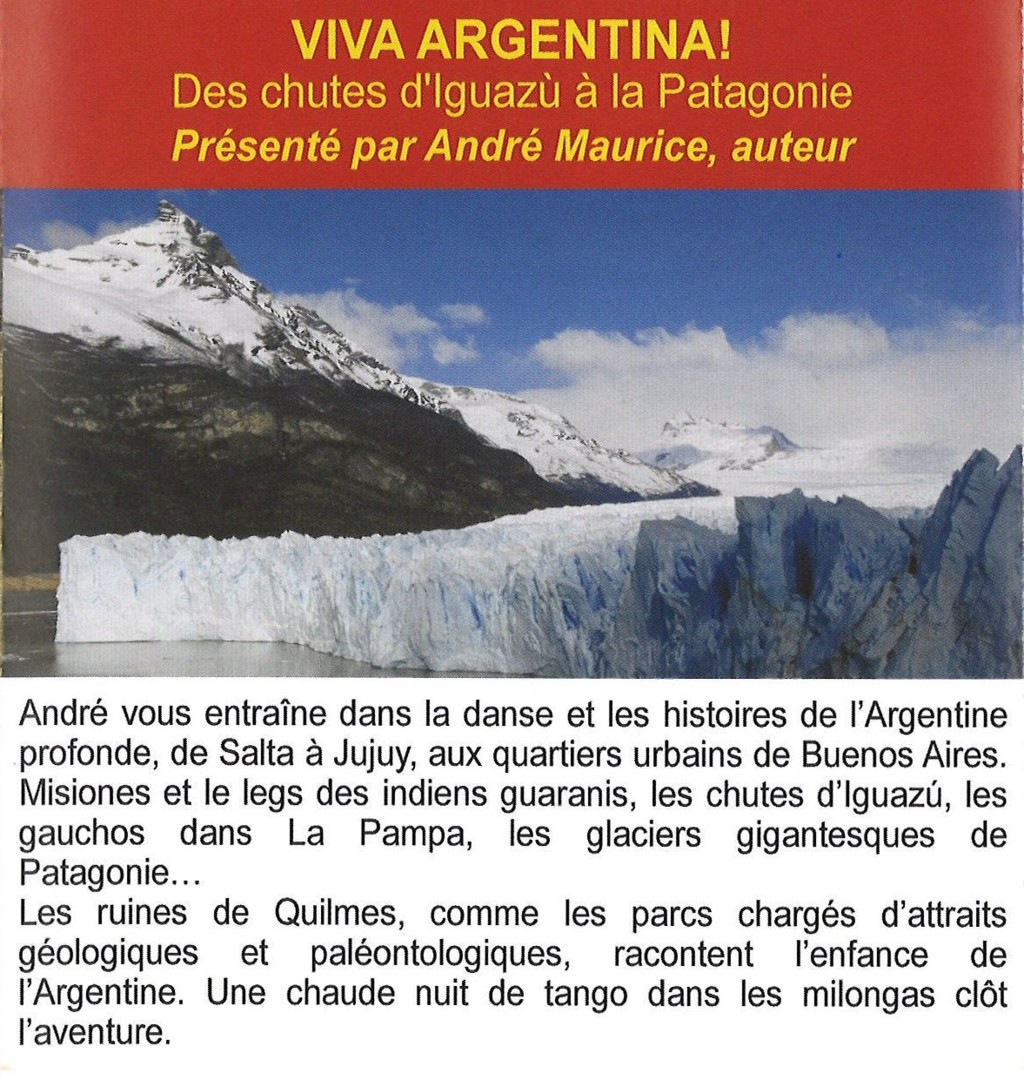 Connaissance du monde - Argentine