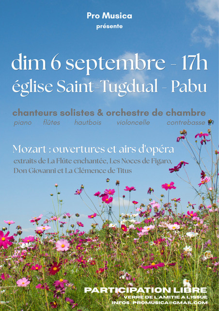 Affiche 6 septembre Mozart