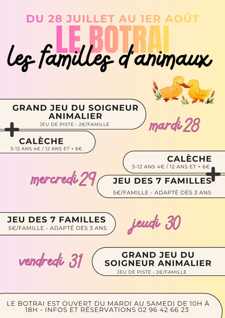 Du 28 au 1er aout