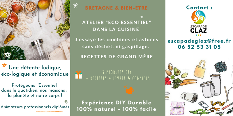 Flyer Atelier Eco Essentiel - Dans ma Cuisine - Durable Sain Naturel Zero Déchet - Escapade Glaz (800-400) (1)