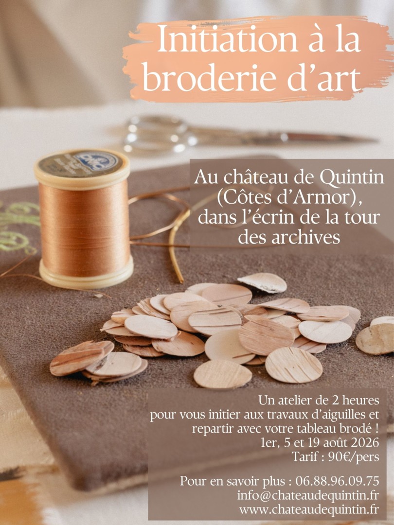 Atelier d'intiation à la broderie d'art