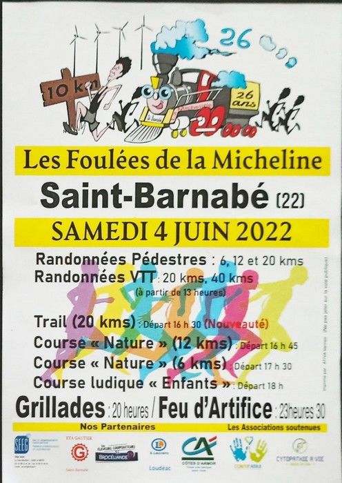 Foulées de la micheline - 4 juin 2022 - St Barnabé