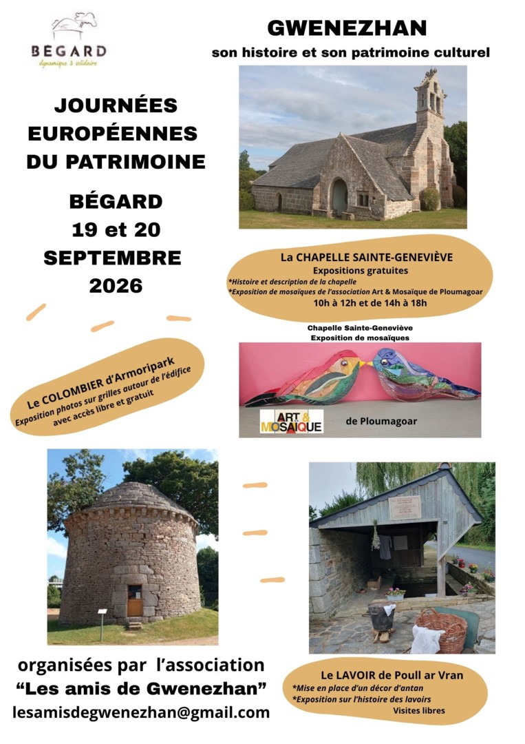 Journées du Patrrimoine 2026 Gwenezhan