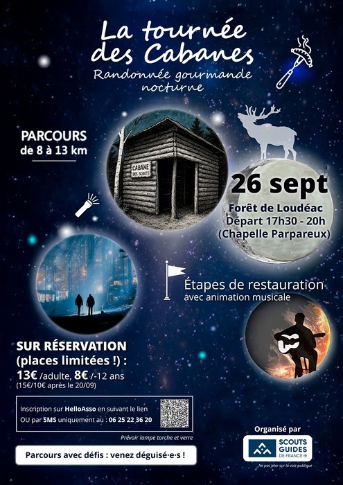 La tournée des cabanes - 26 septembre 2026 - Loudéac