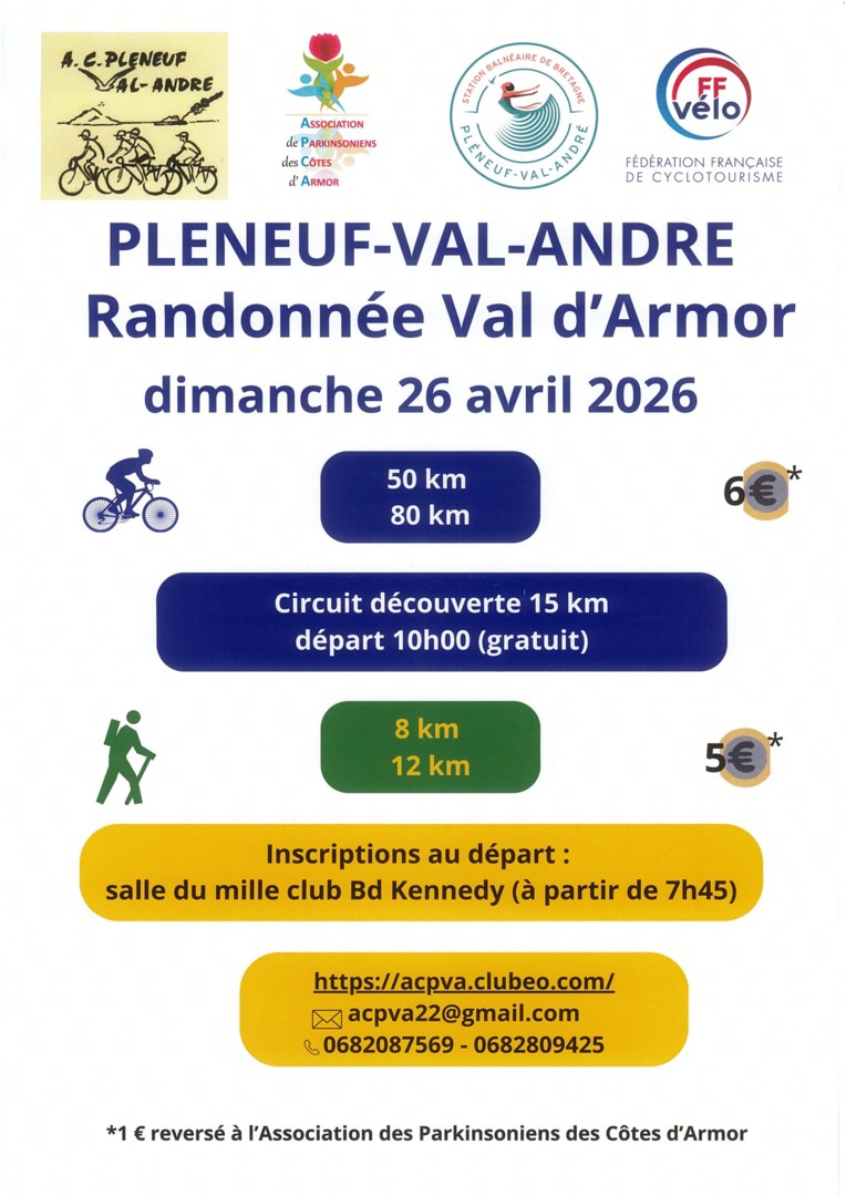 Randonnée cycliste - Val d'Armor 2026