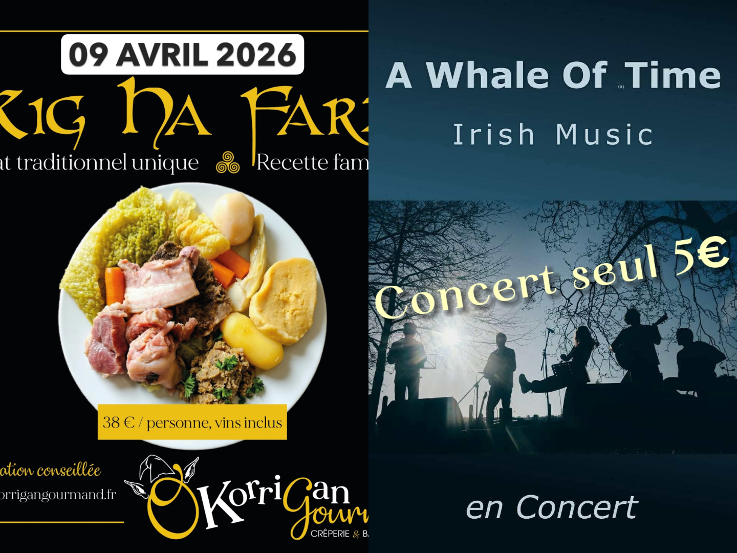 SOIREE KIG HA FARZ et CONCERT