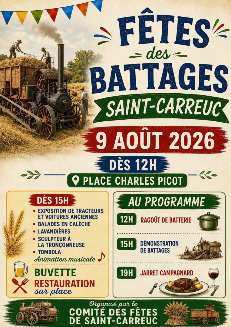 Fête des Battages de Saint-Carreuc