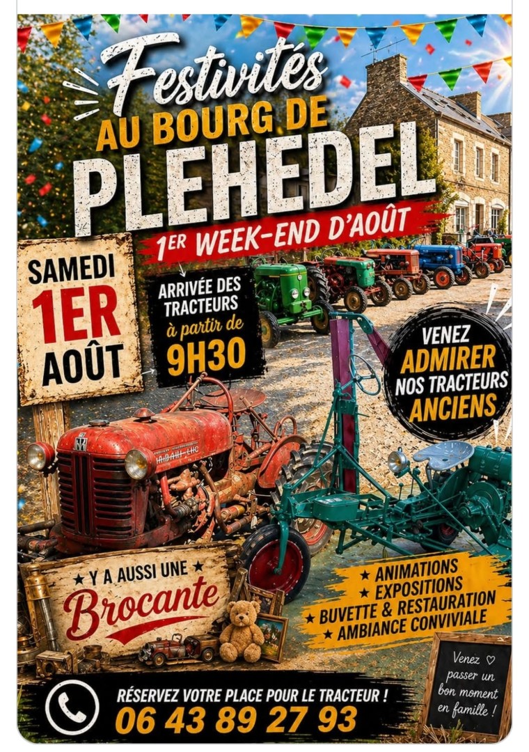 Exposition de vieux tracteurs