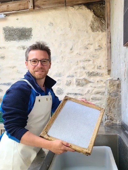 Thibaut Thierry, artisan papetier
