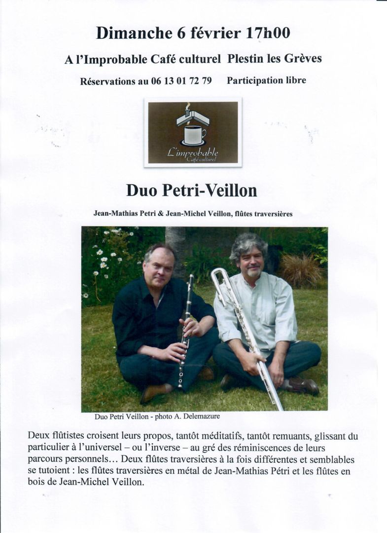 Duo de flûtistes Petri-Veillon