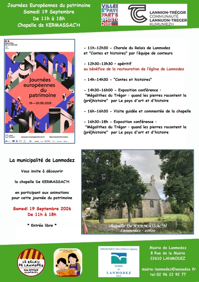 affiche journées du patrimoine