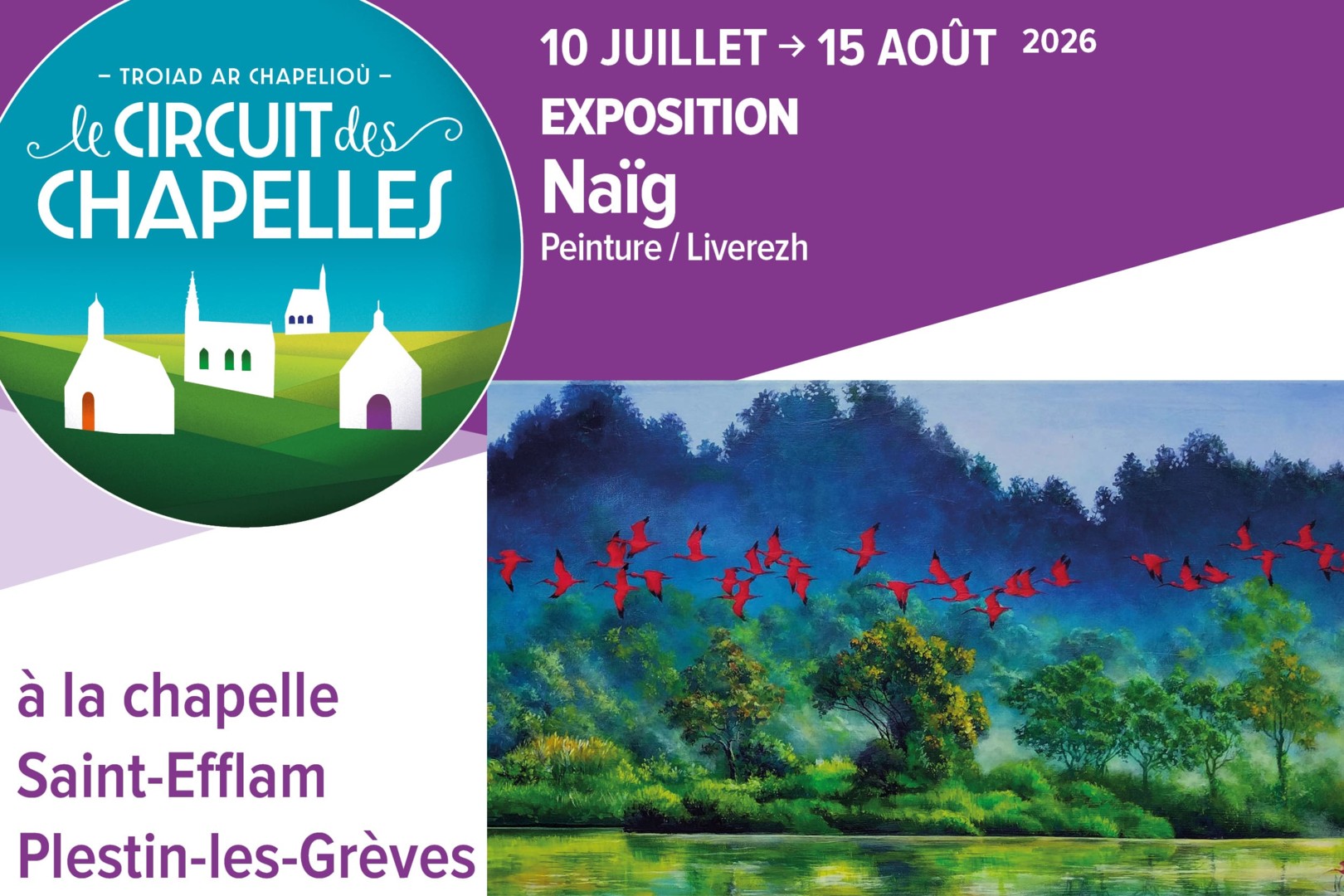 Exposition Naïg - Saint Efflam - Circuit des Chapelles 2026