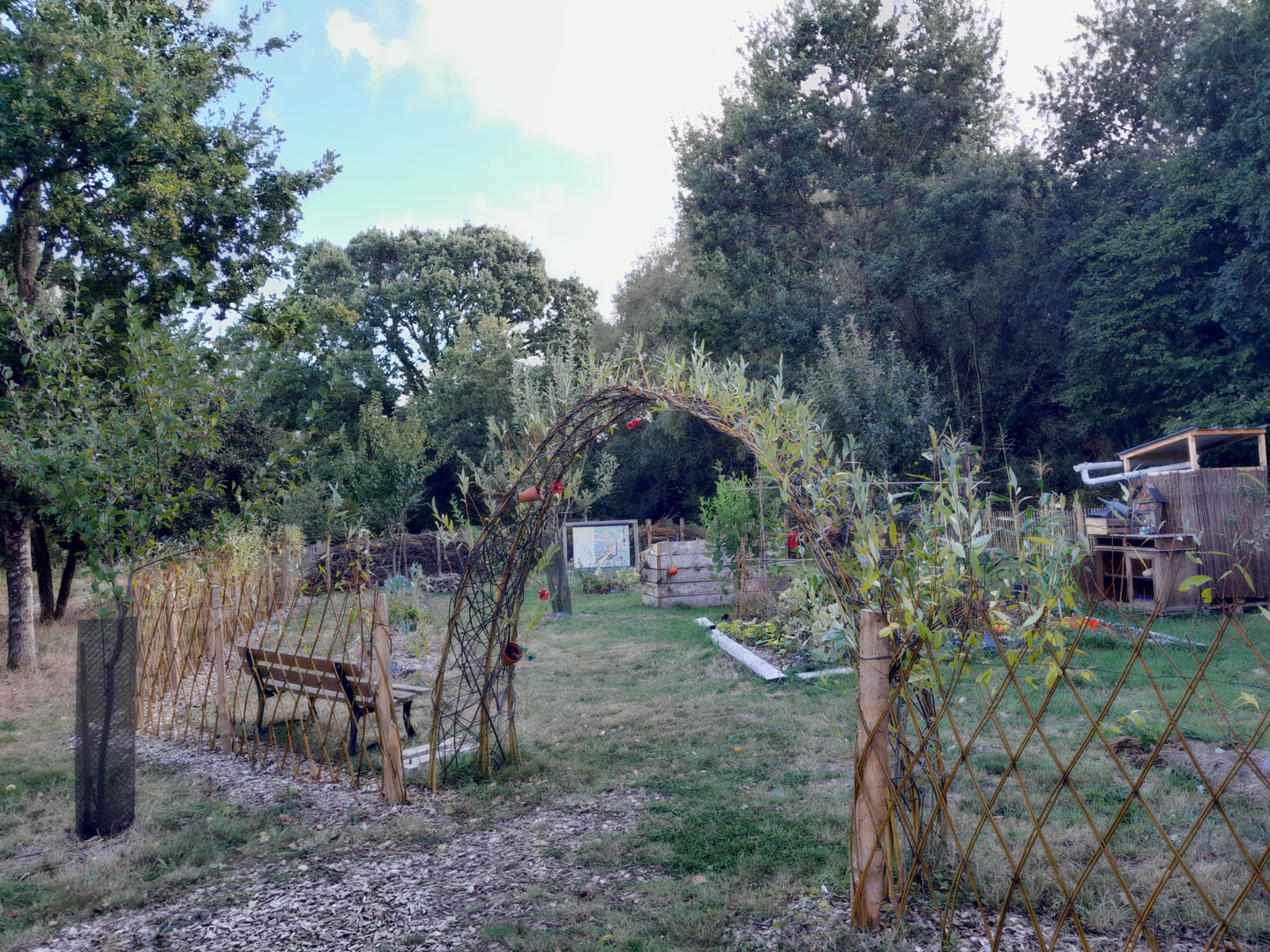 Jardin potager de la Maison de la Terre