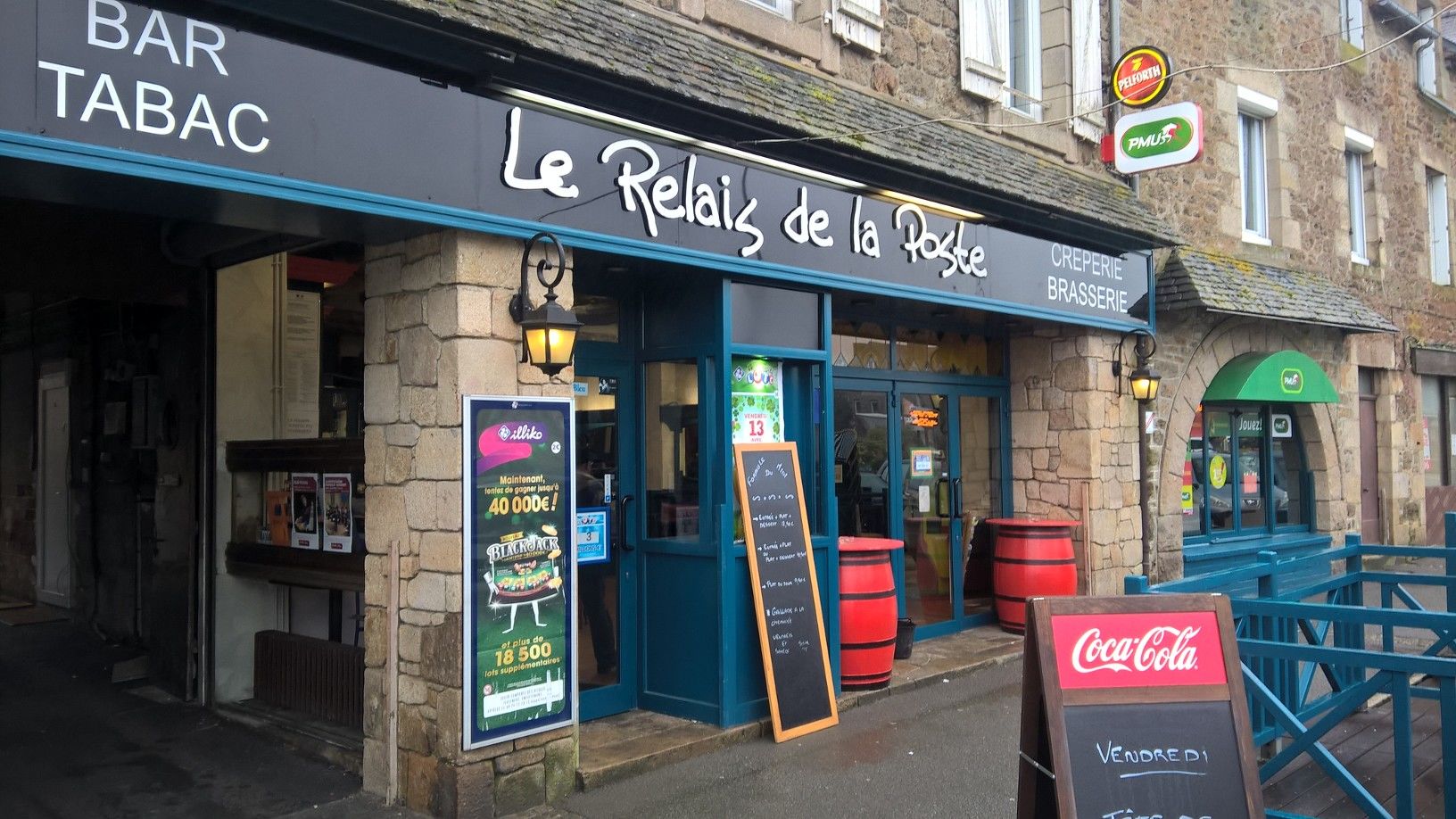 Restaurant relais de la Poste - Plancoët - façade