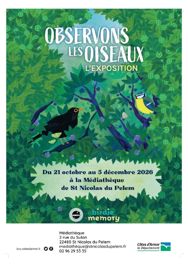 Affiche Expo Oiseaux