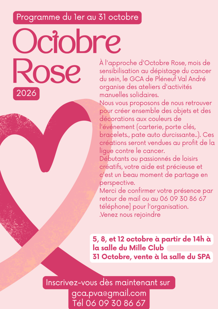 Octobre Rose - GCA