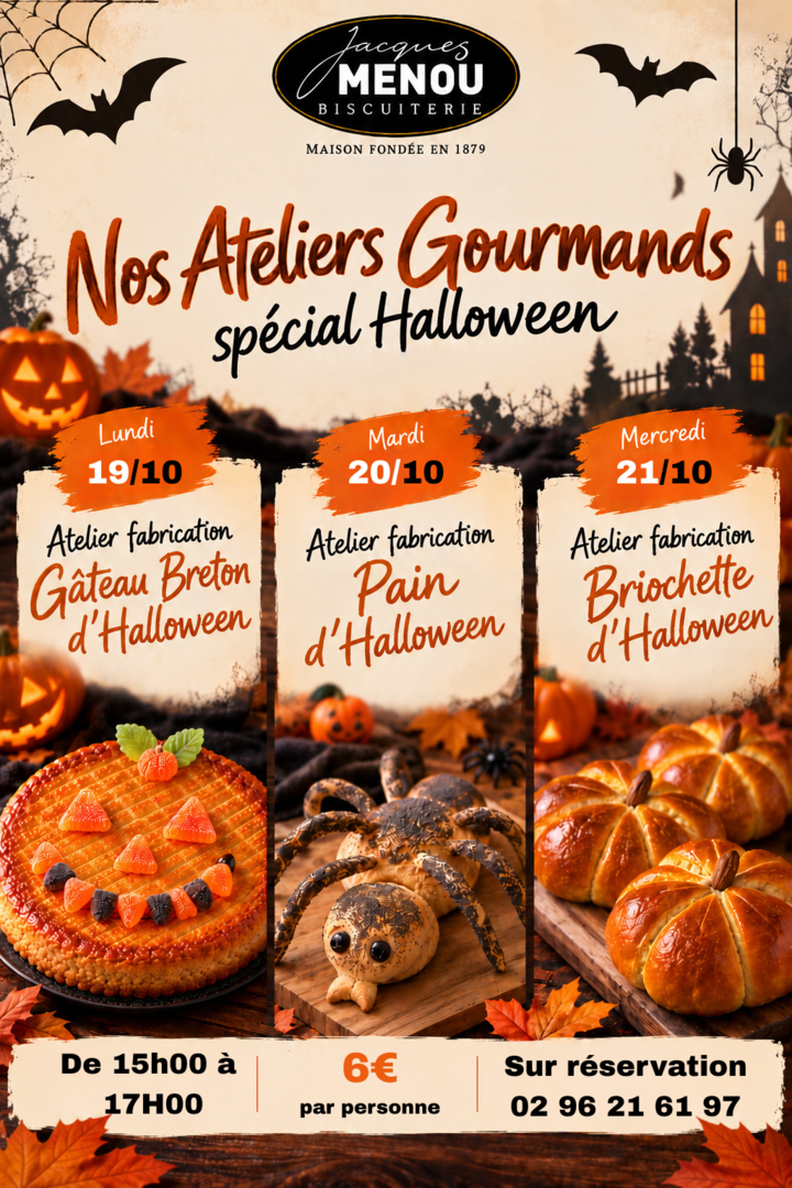 Atelier gourmand Biscuiterie Menou - Plougonver