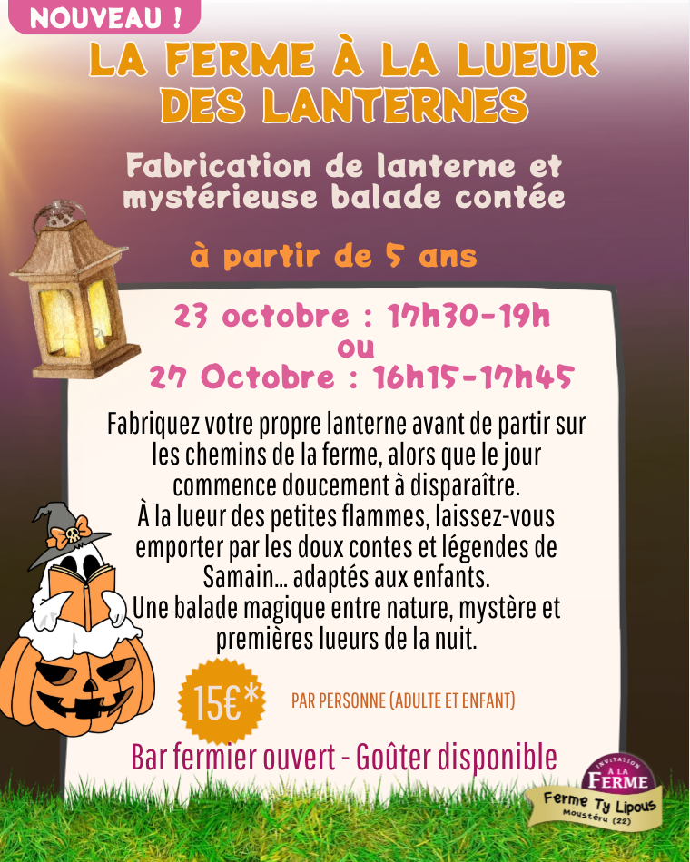La ferme contée à la lueur des lanternes