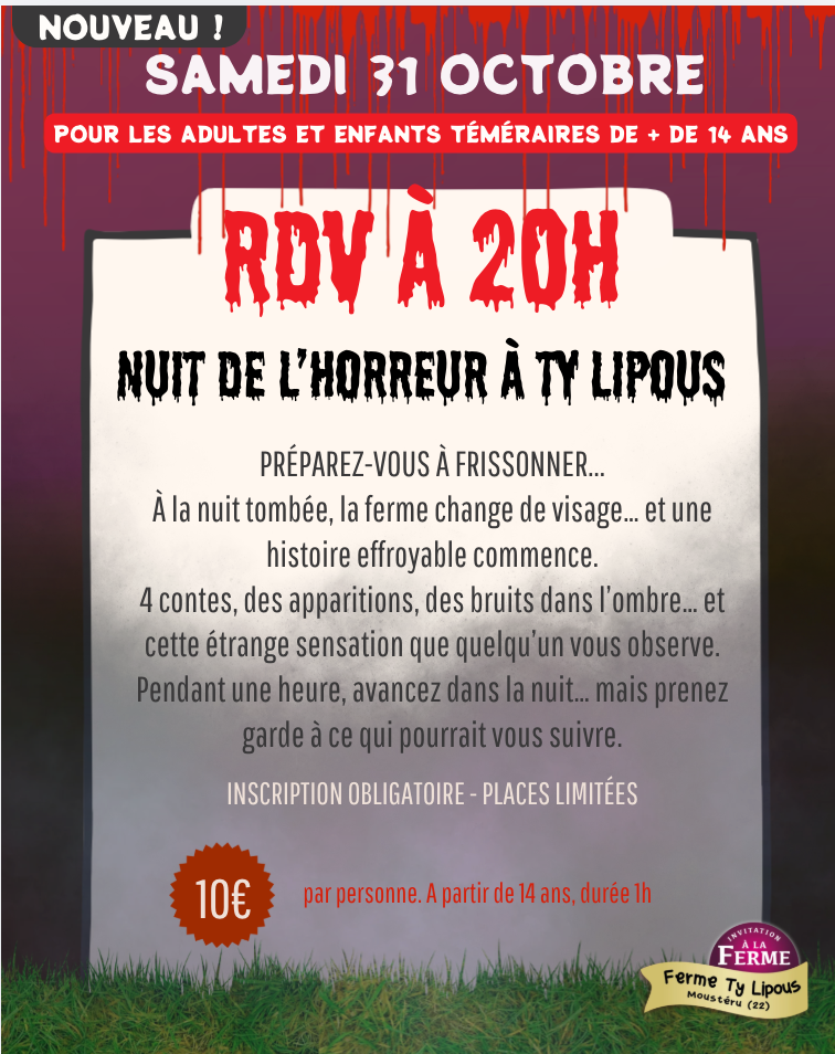 Nuit de l'horreur à Ty Lipous