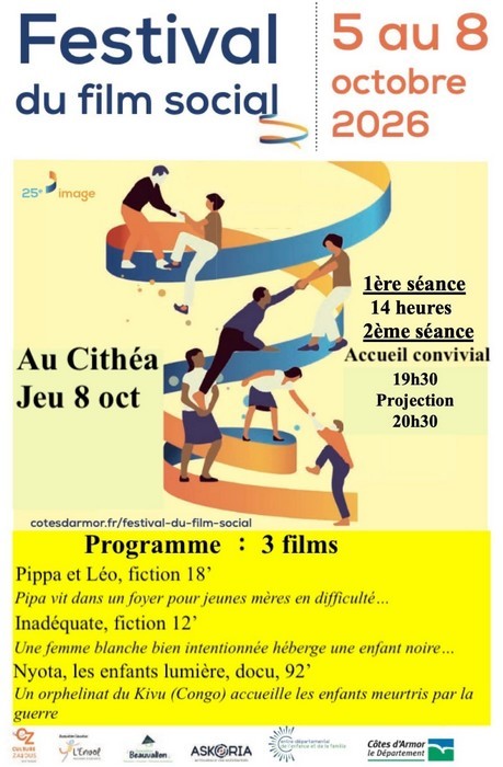 Festival du Film social - 8 octobre 2026 - Plouguenast