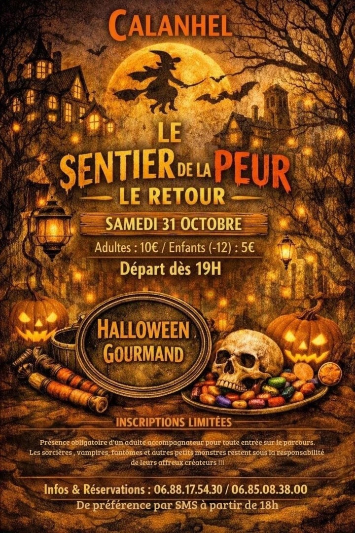 Le sentier de la peur à Calanhel