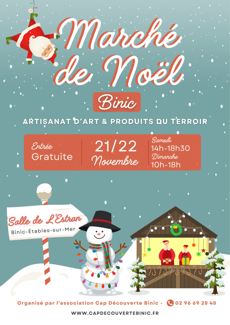 Marché de noel affiche - 1
