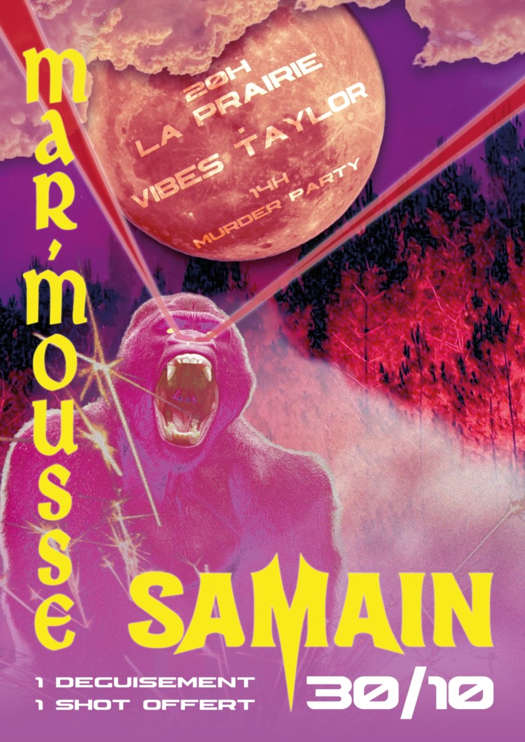 Samaïn samhain halloween murder party pirate la prairie concert musique vibes tailors