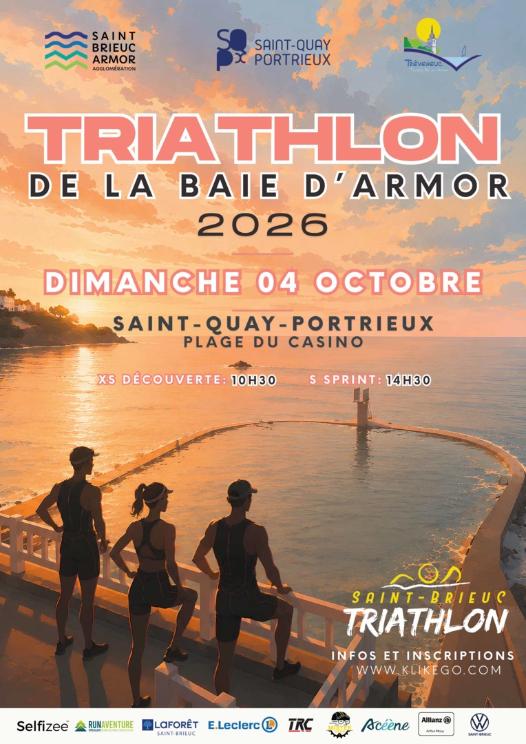 Affiche TRIATHLON BAIE D'ARMOR 25