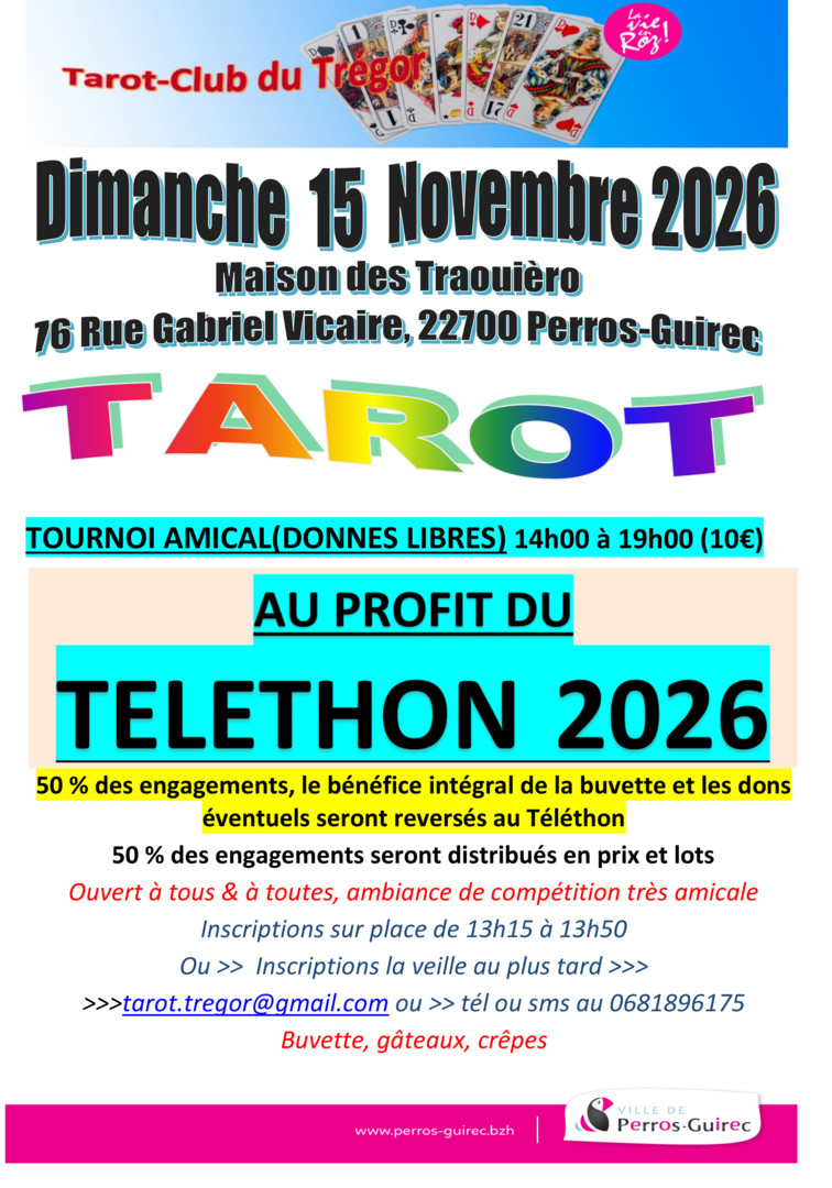affiche téléthon 2026