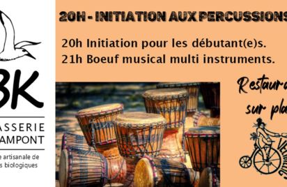 Initiation percussions + boeuf musical
