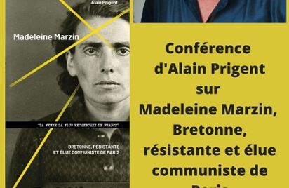 Conférence | Madeleine Marzin par Alain Prigent